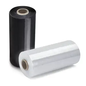 Beste-Folie Lot De 6 Rouleaux Film Étirable Noir 23 Microns 500 Mm X 2,5 Kg | Film Palette Indéchirable Haute Résistance